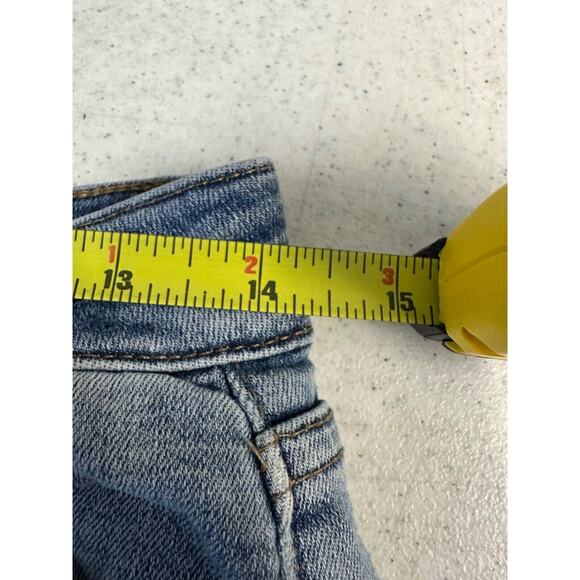 PISTOLA Womens Size 29 Mid Rise Stretch Denim Frayed Hem Ankle Skinny Jeans B5 - Picture 5 of 6
